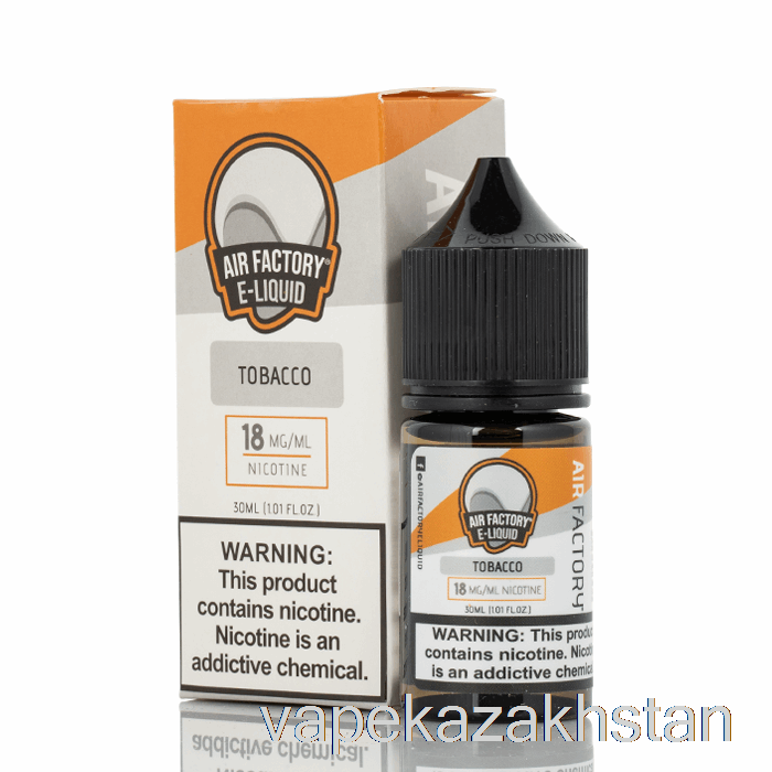 Vape Disposable Tobacco - Air Factory SALTS E-Liquids - 30mL 36mg